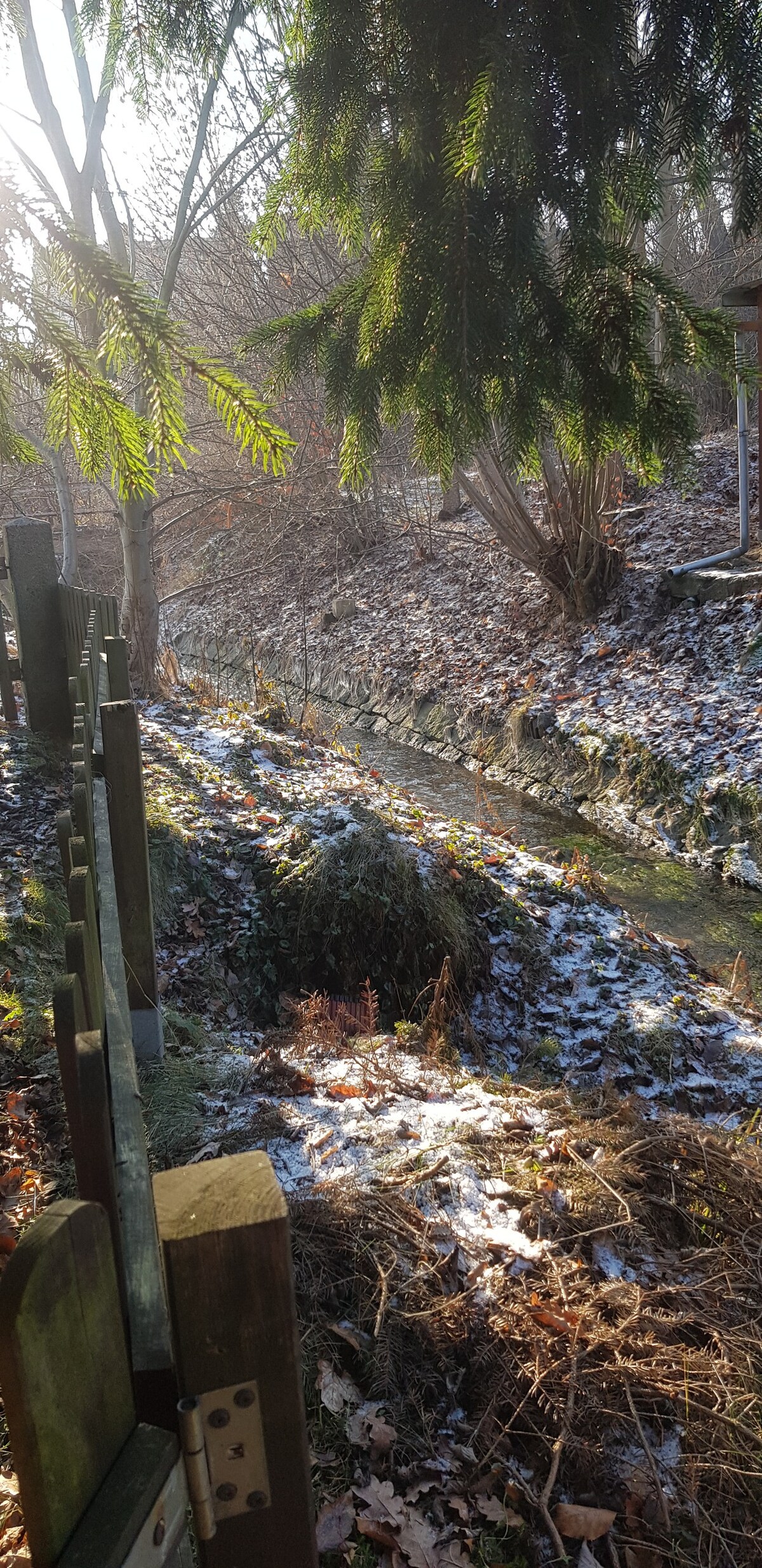 Cozy hiking rest stop