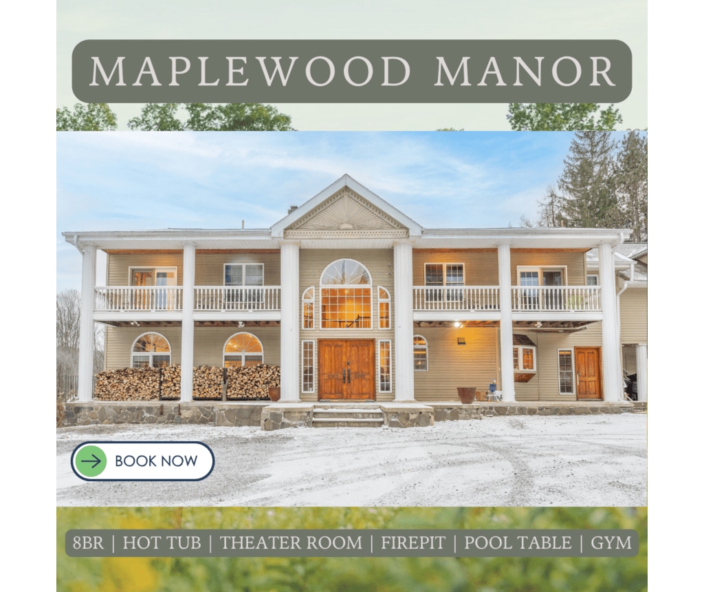 NEW Maplewood Manor 8BR, Hot tub, Fire Pit, Gym