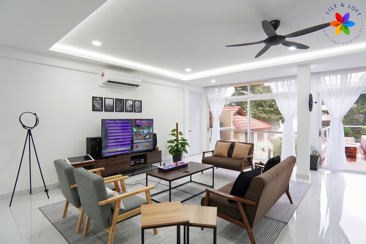 𝟏𝟐𝐩𝐚𝐱, KL Townhouse/Karaoke/PoolTable/Balcony