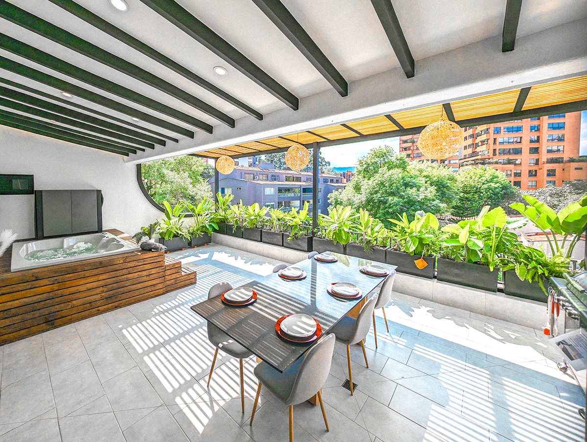 Penthouse in El Poblado Lleras Provenza Jacuzzi