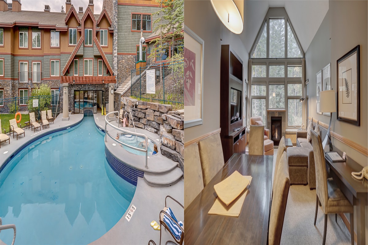 Penthouse | Pool & HotTub & Sauna | Mountain Views