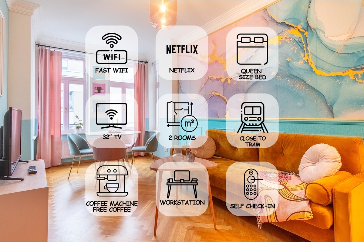 colorful, working place, Netflix, sight seeing