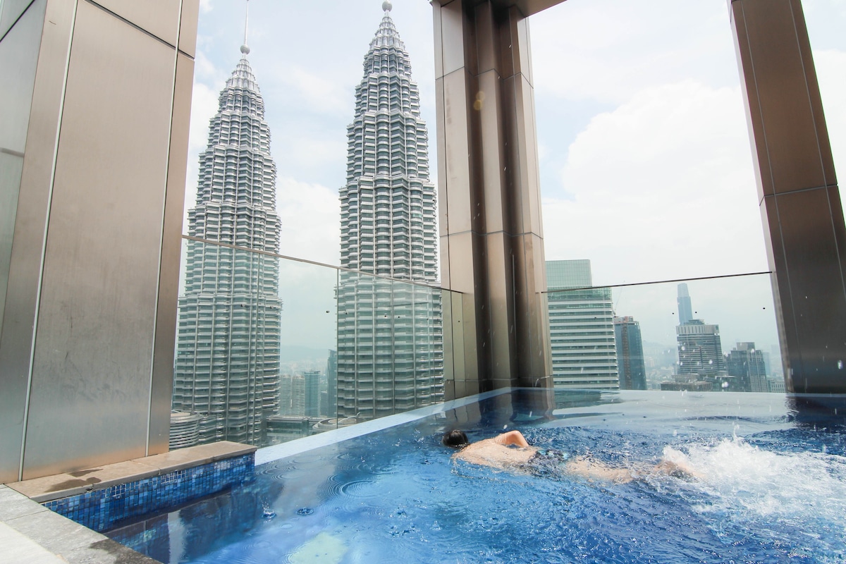 InfinityPool lv53 2卧室LuxSuite # KLCCVIEW # 1MinToKLCC