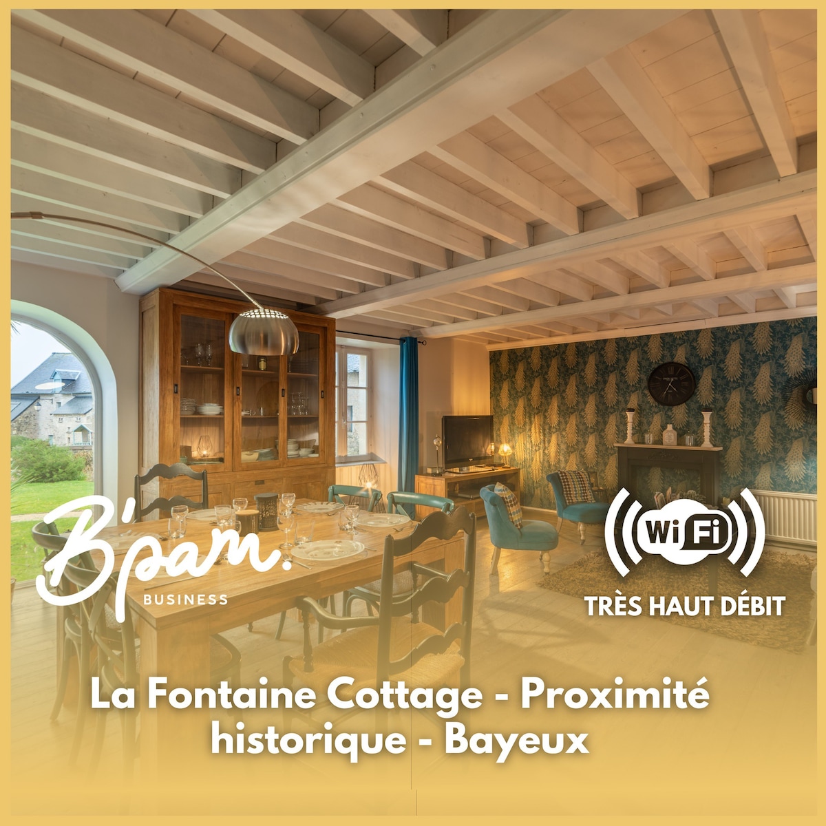 La Fontaine乡村小屋-历史悠久-Bayeux