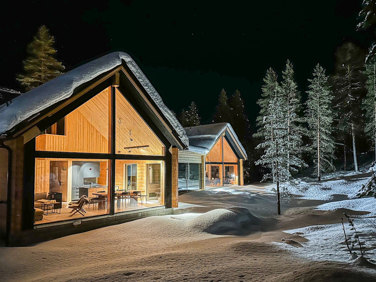 Moderni ski-in villa ainutlaatuisella näköalalla