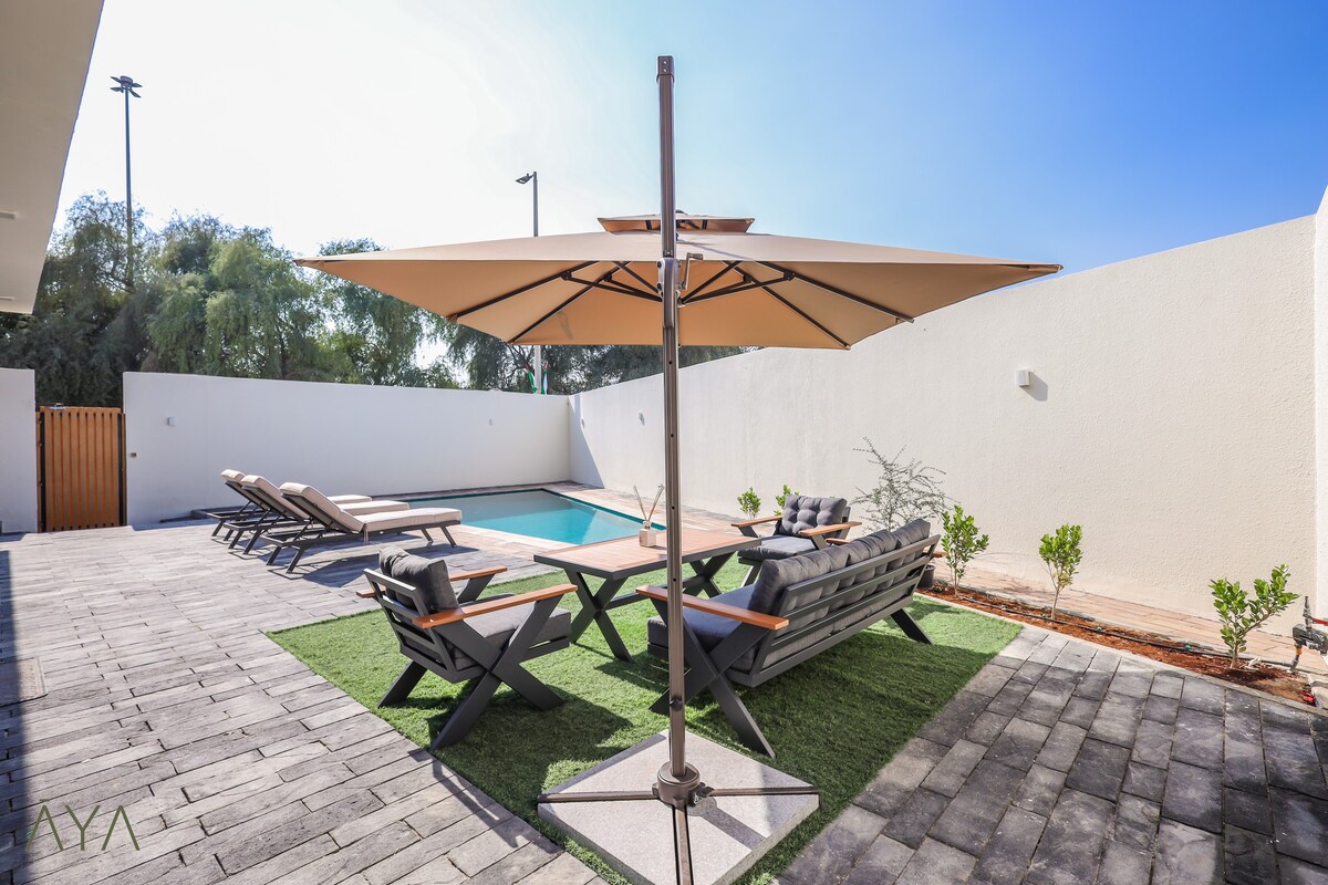 Oasis in Al Muntazah: 3BR Villa with Private Pool