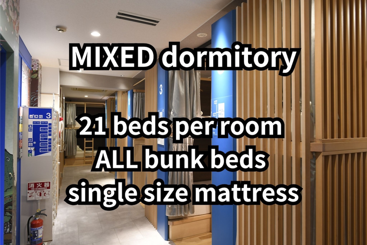 A16 Hostel Tokyo【Mixed】Dormitory男女共用