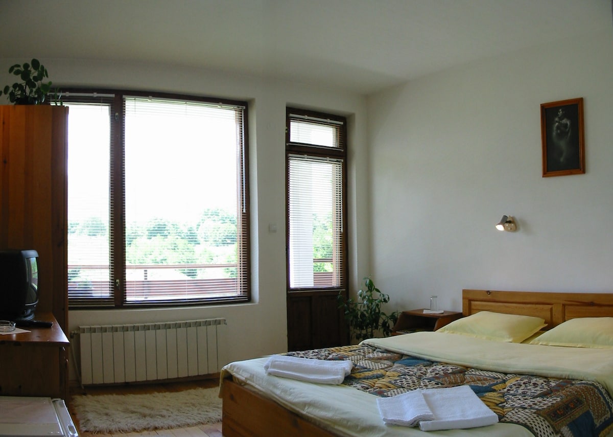 Стая с балкон с изглед към Пирин