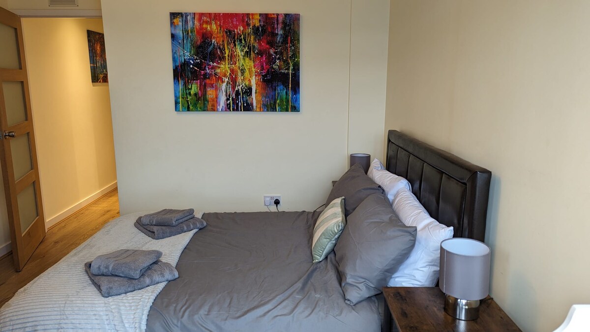 Room in spacious, quiet sunny flat in east London