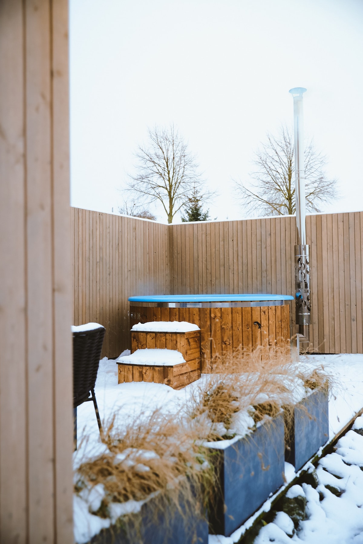 Tiny House, Dachterrasse + HotTub