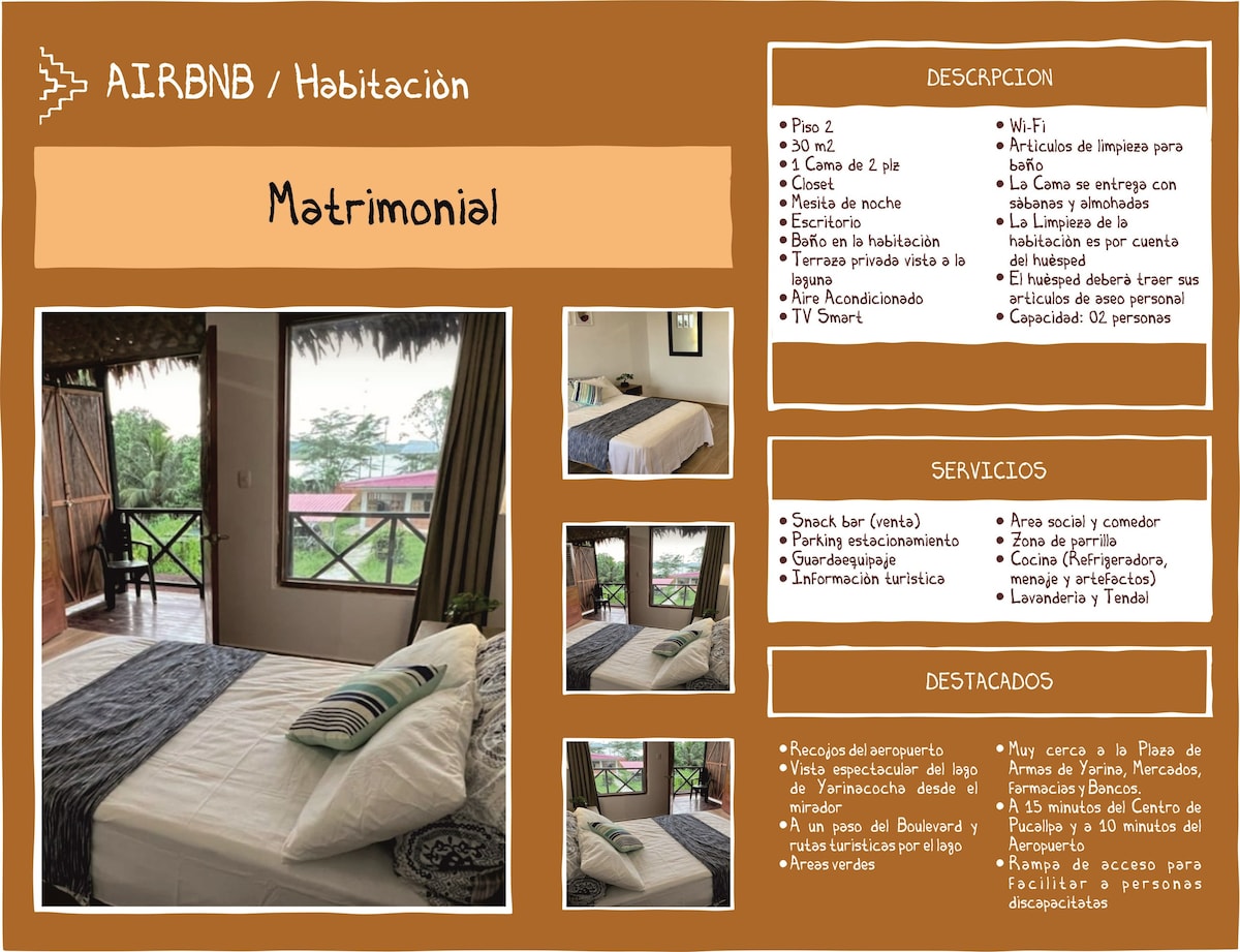 Pucallpa Matrimonial Lago Yarinacocha con A/C