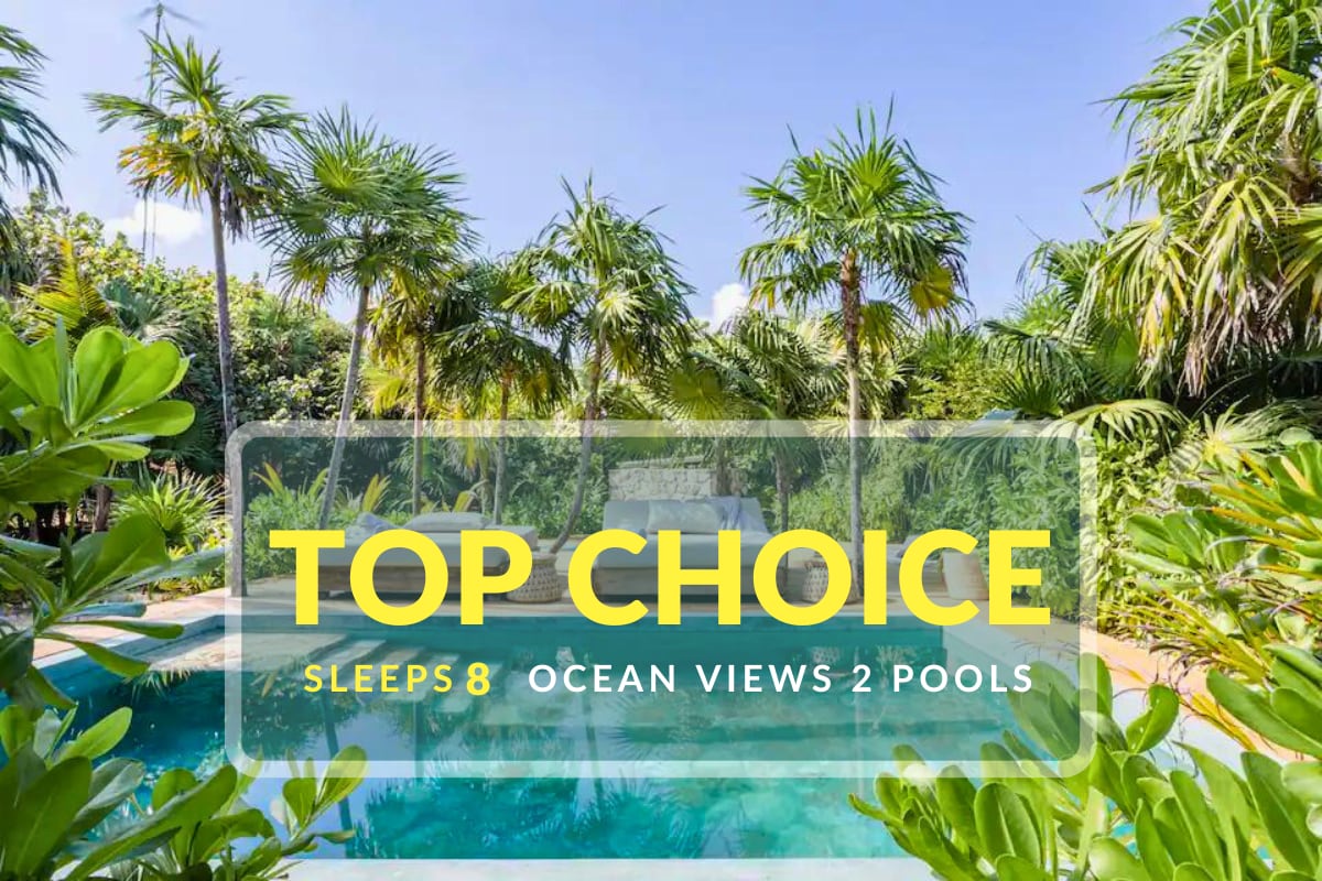 Magic 3BR Beach getaway | Ocean views & 2 pools