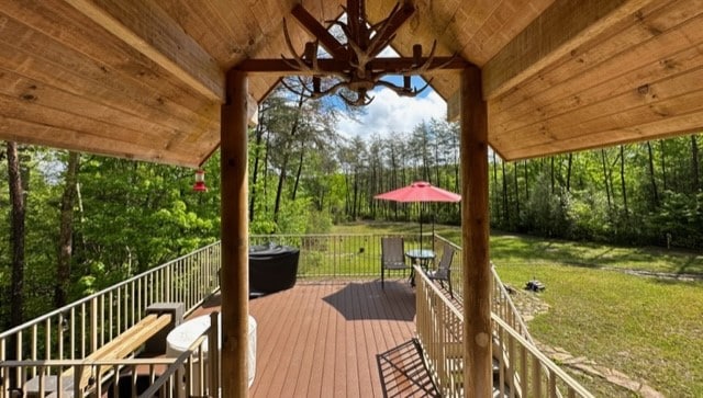 Cozy cabin w/waterfall & a view!