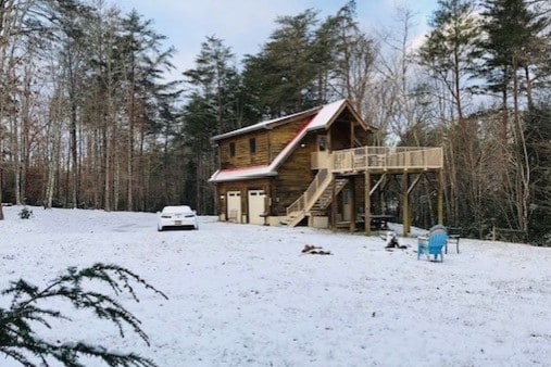 Cozy cabin w/waterfall & a view!