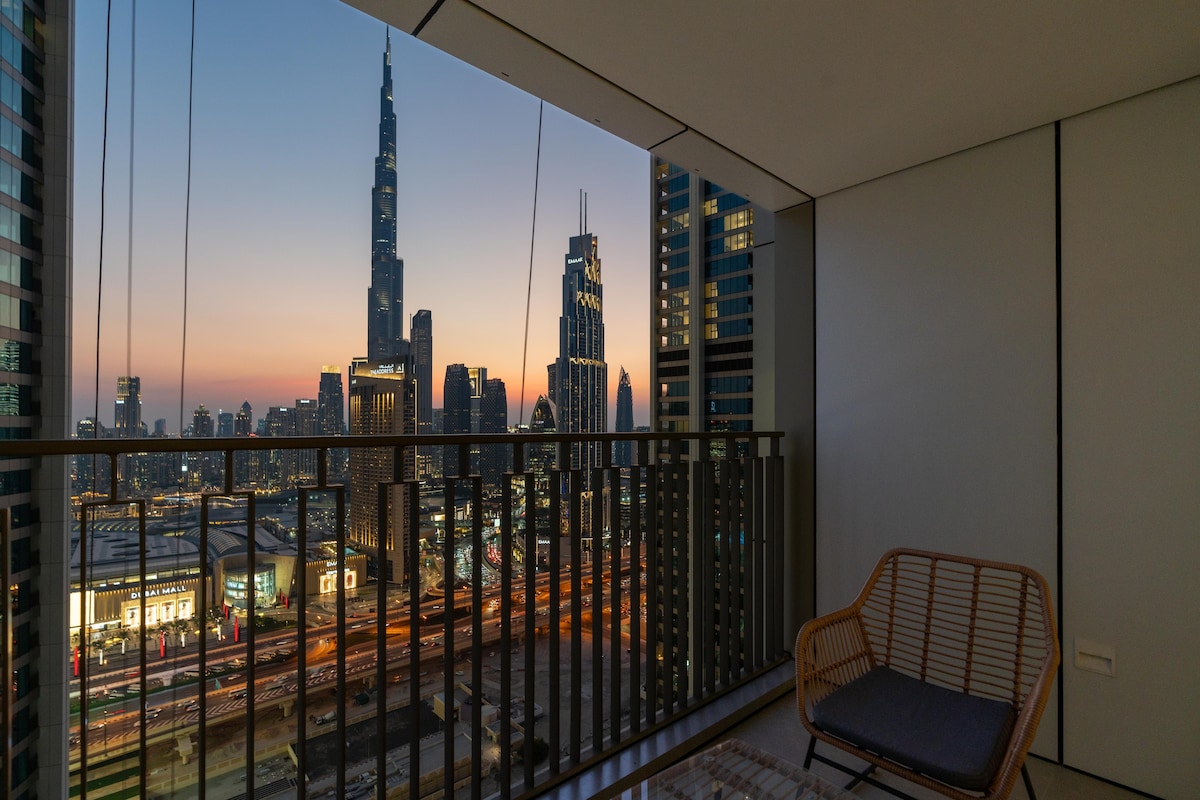 哈利法塔（ Burj Khalifa ）美景豪华3卧室+女佣