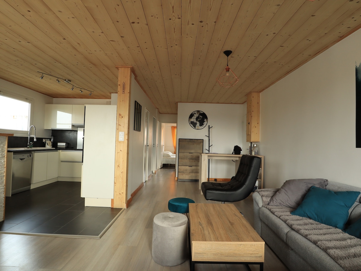 -Apt moderne ,lumineux,  centre Albertville