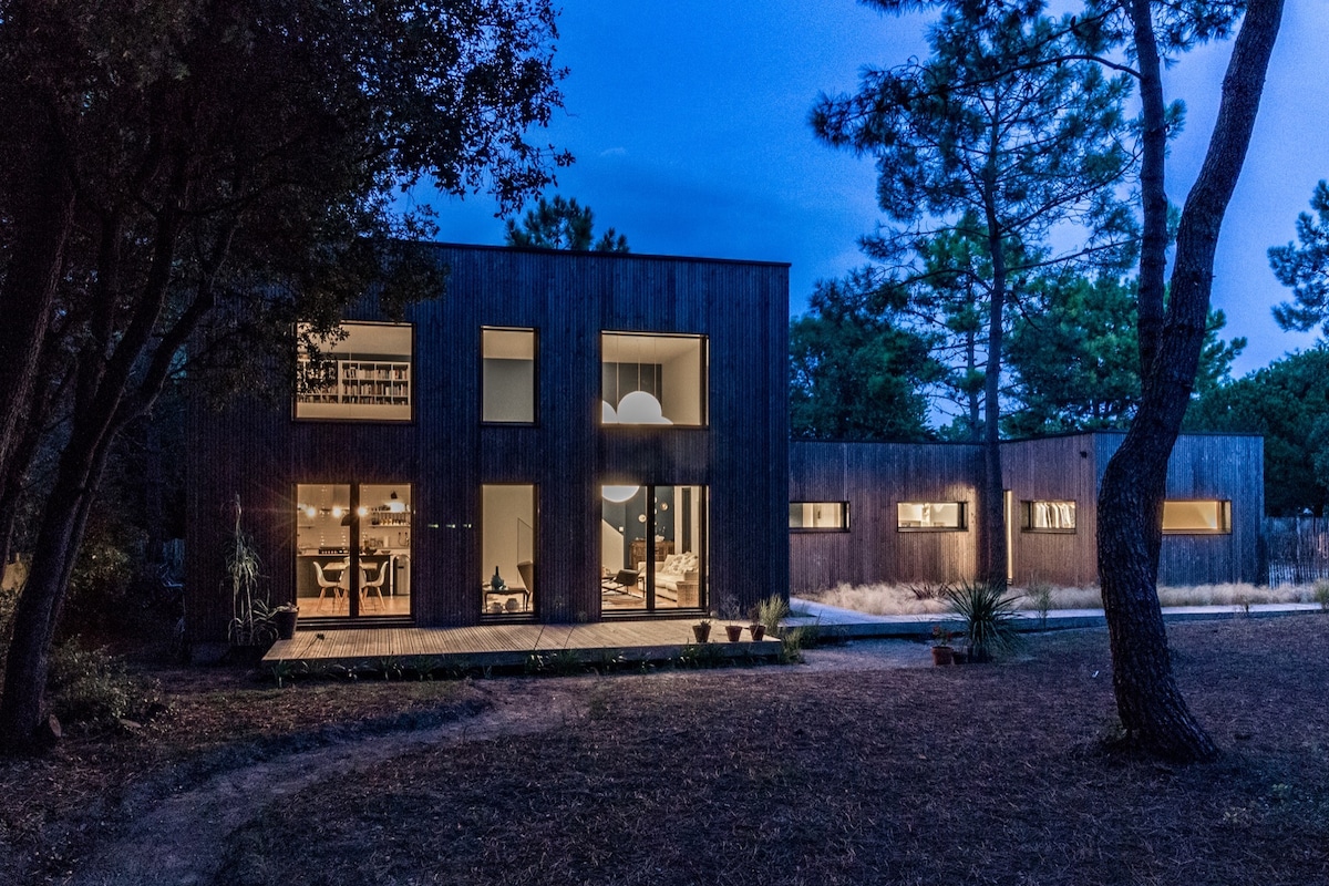 Maison 5, au bord de la forêt et 5 min de la plage