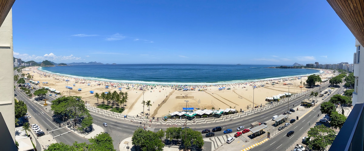 Copacabana Frontal mar! Novo! Lindo!