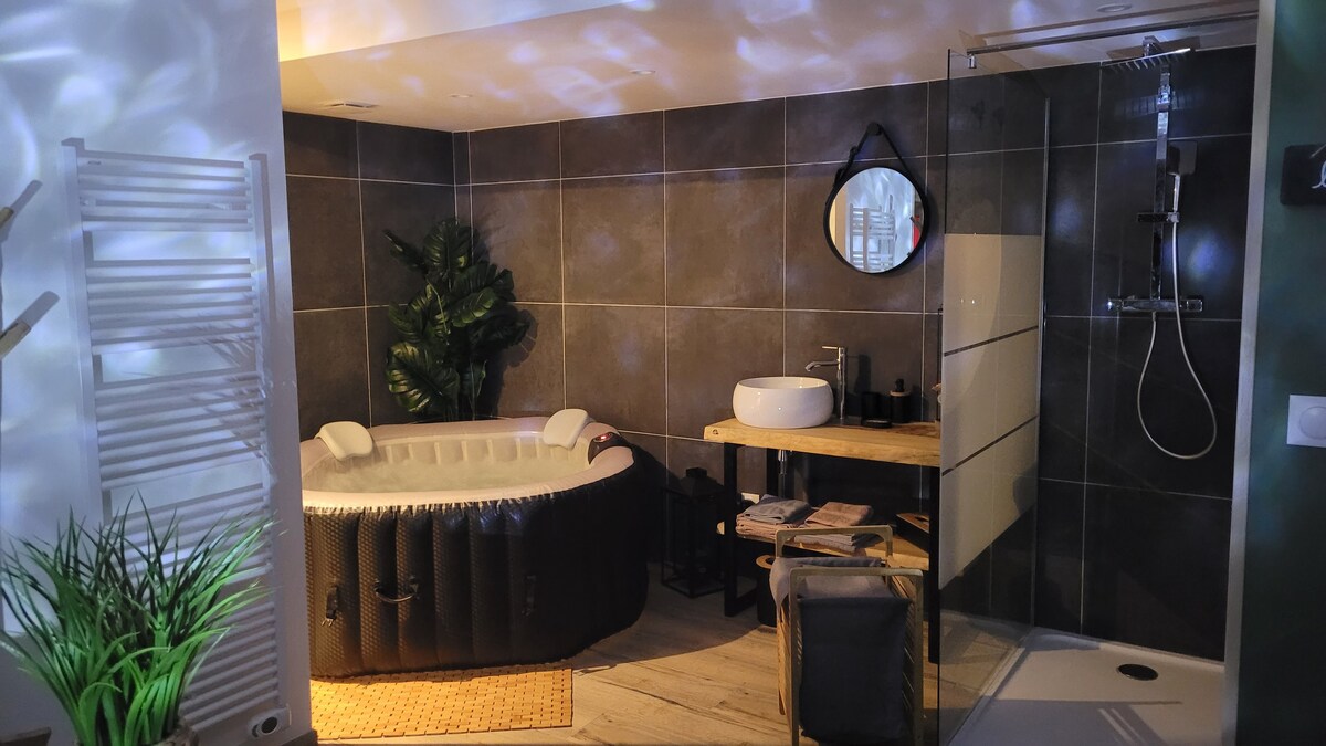 Oplaisir Odésir chambre spa et sauna