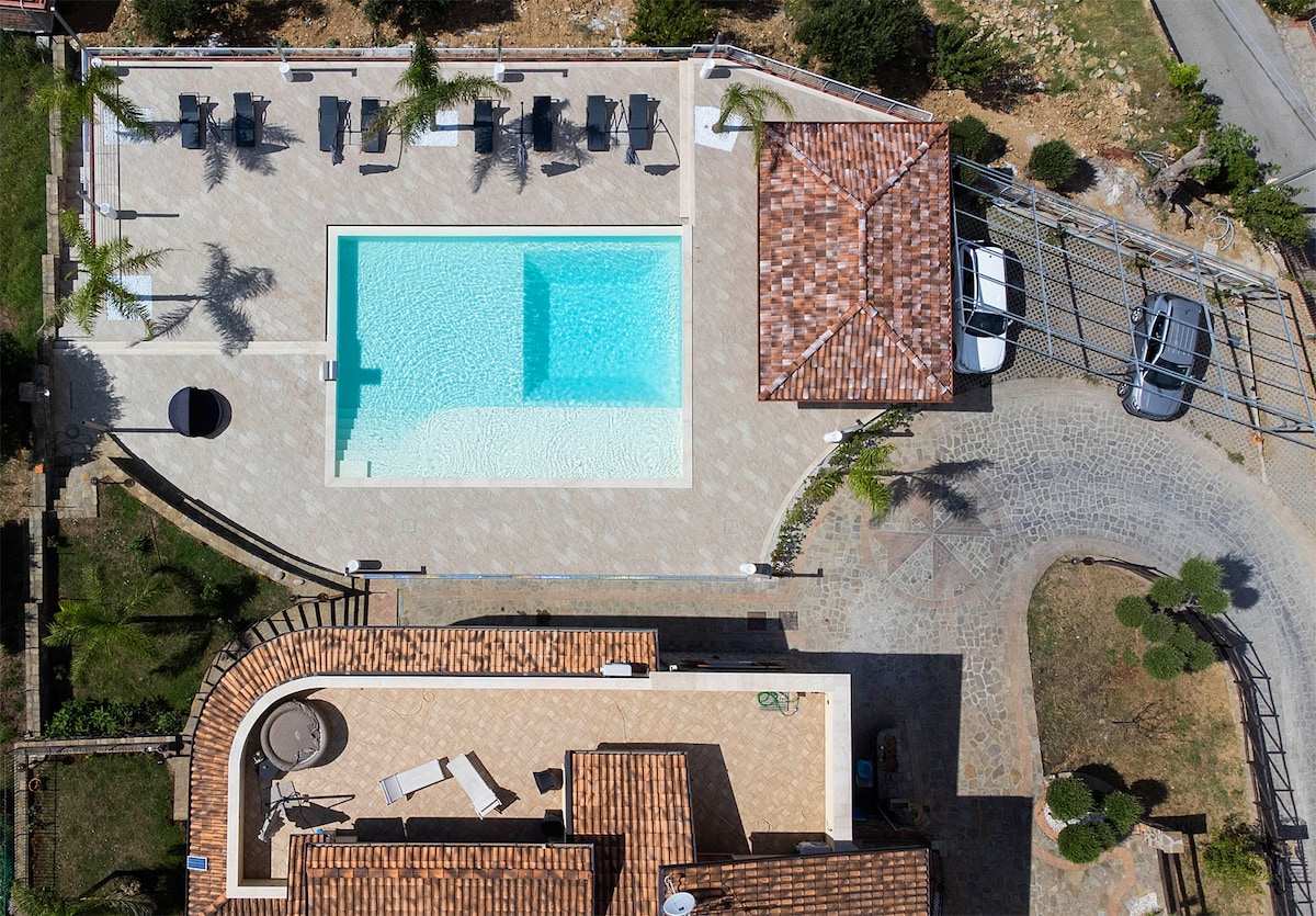 Villa con piscina nel cilento