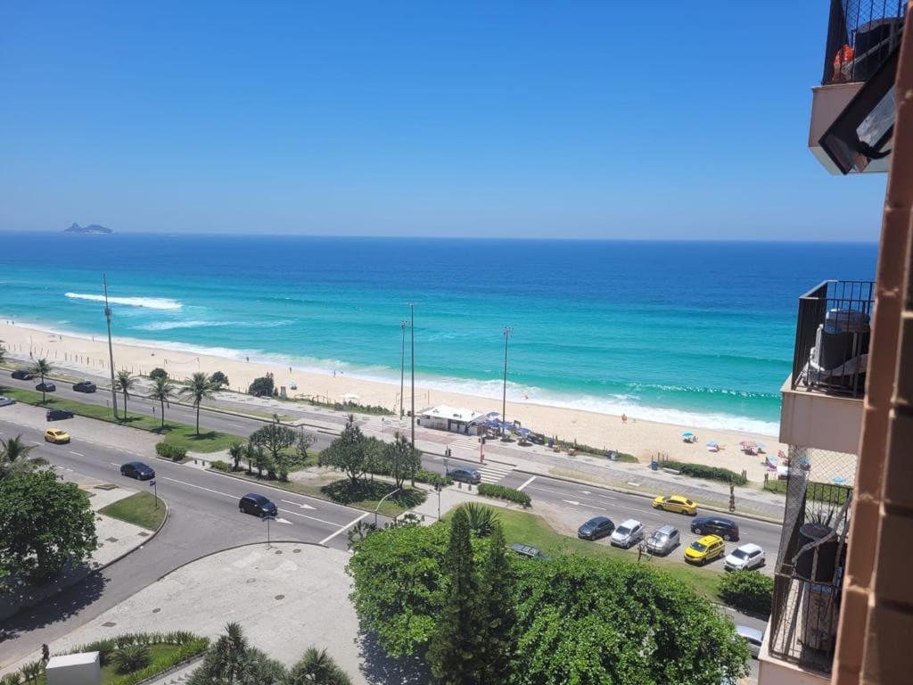 Loft com Vistão Mar e Pé na Areia: Barra da Tijuca