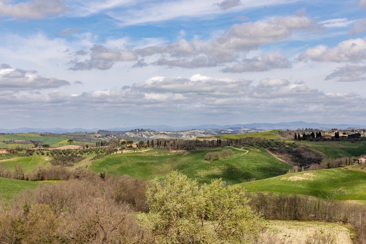 Lovely bedroom in the very heart of Tuscany