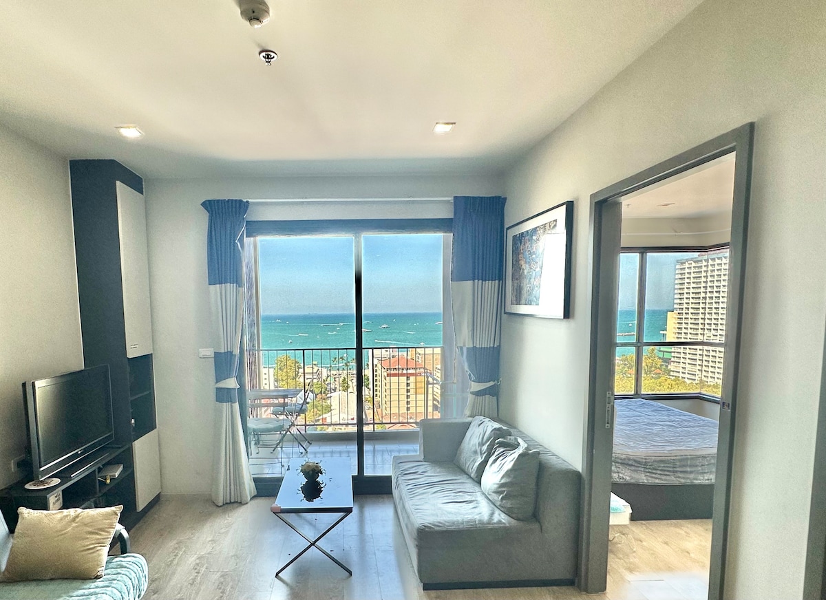 The Base rare 2-bedrooms full seaview floor 18