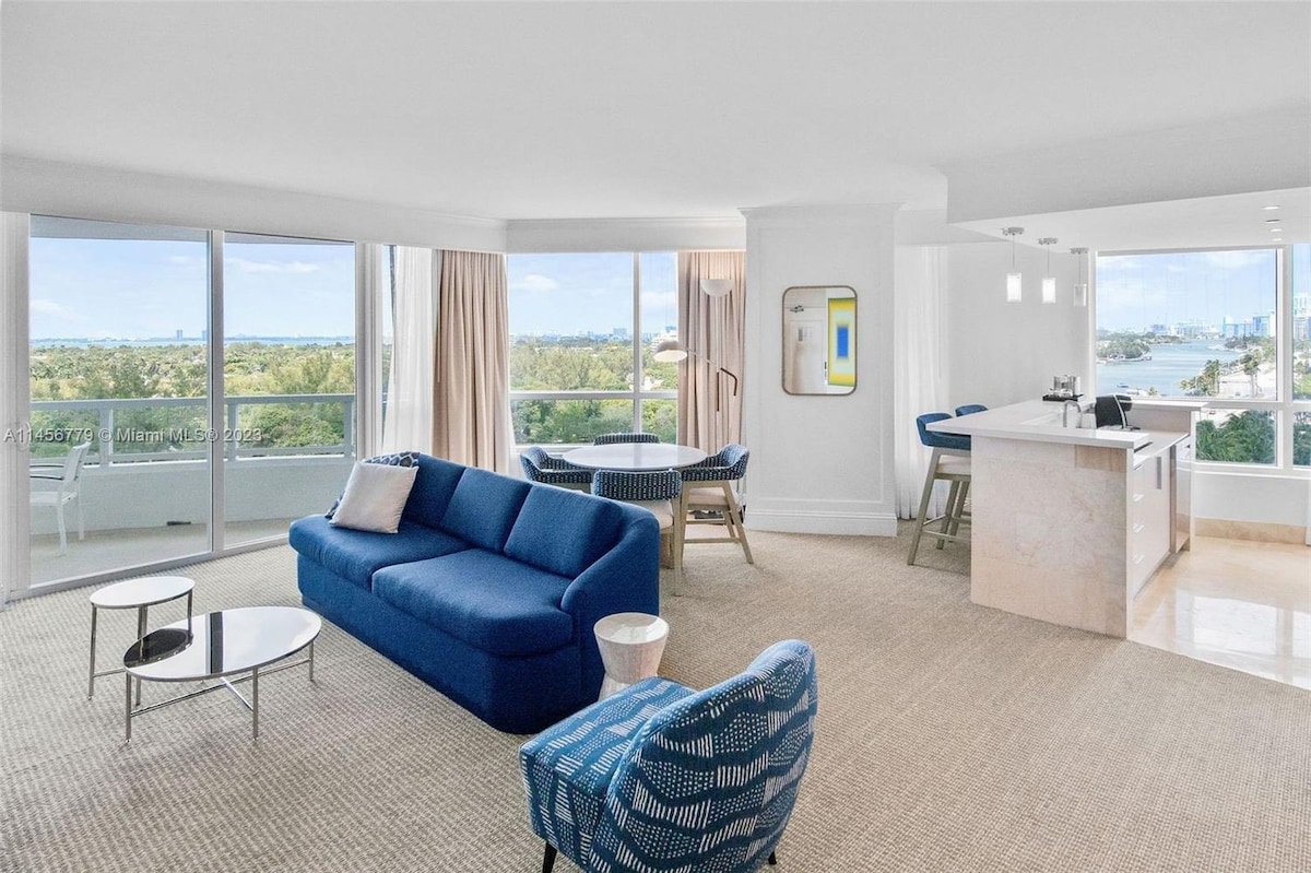 Fontainebleau New Reno 1BR Corner Unit Ocean & Bay