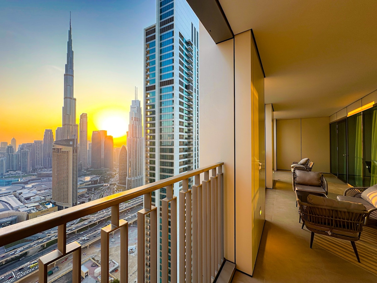 3间卧室，可欣赏哈利法塔（ Burj Khalifa ）景观|可通往迪拜