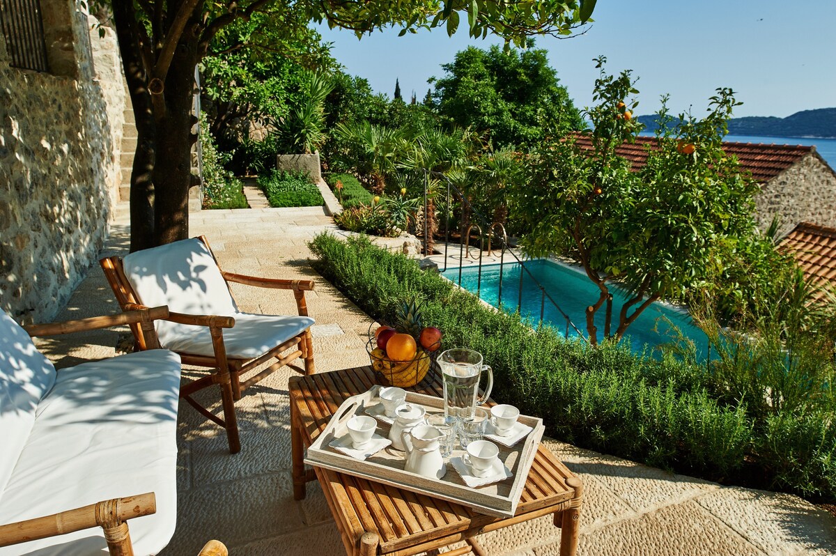 Villa Lemonia Dubrovnik PrivatePool in green oasis