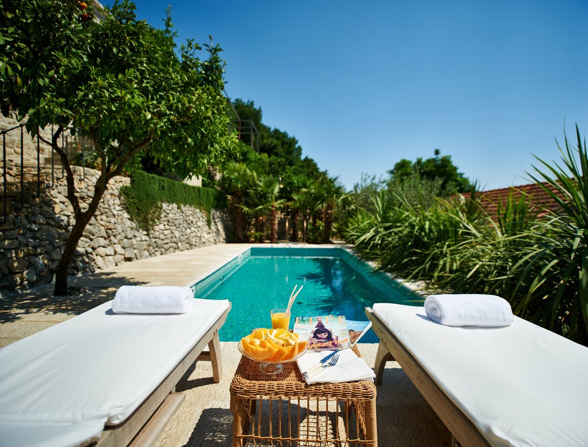 Villa Lemonia Dubrovnik PrivatePool in green oasis