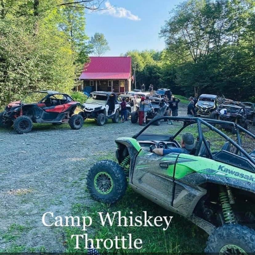 Camp Whiskey Throttle Direct trail access private
