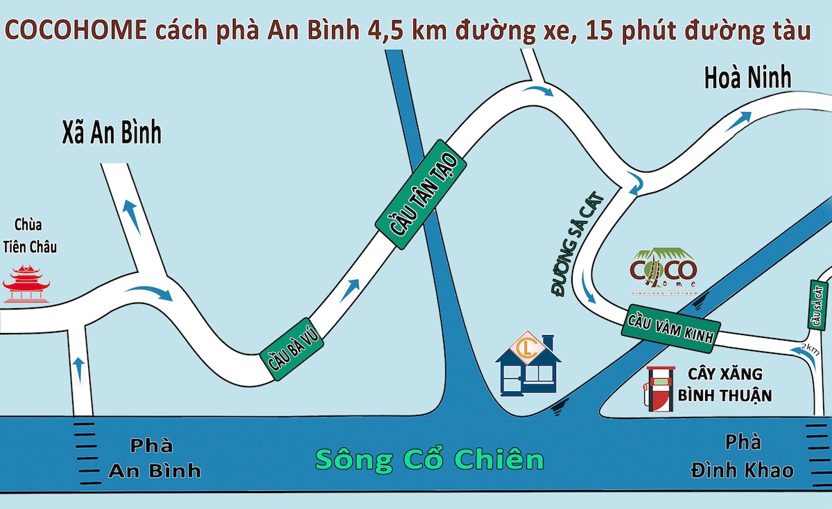 Nhà Dừa CocoHome Vĩnh Long - VIP1