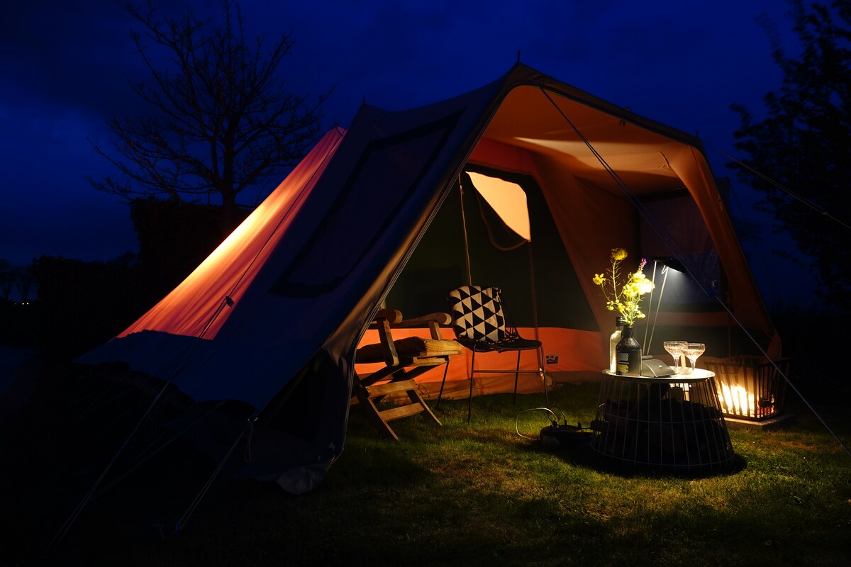 Comfortabele duurzame tent