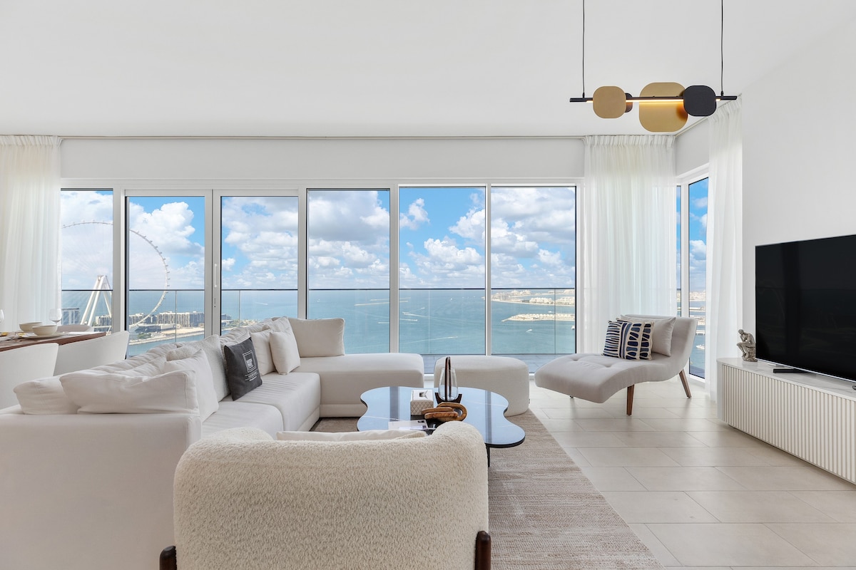 JBR高档公寓，带开放式海景和蓝水Vws