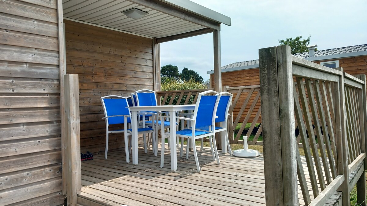 MOBIL-HOME sur Camping bord mer