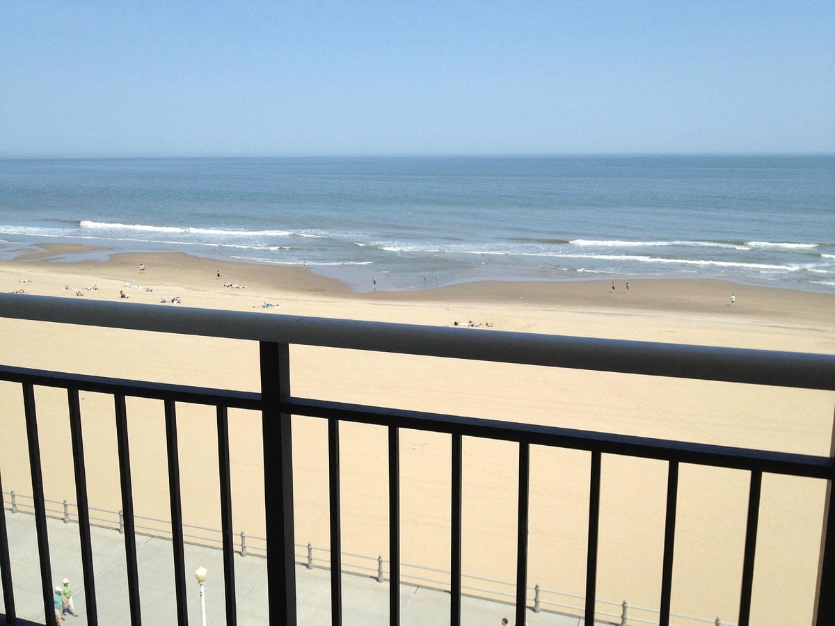 oceanfront with a large balcony!