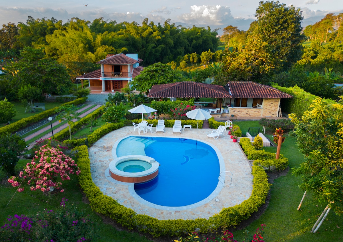 Tranquil Villa near Armenia, Casa Las Veraneras.