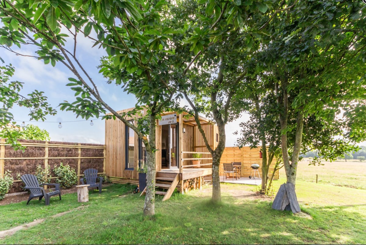 Belle cabane en bois