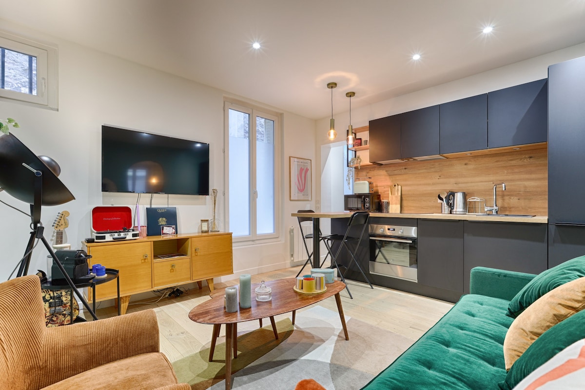 Stylish & Cosy Flat 4P- Paris 9th district