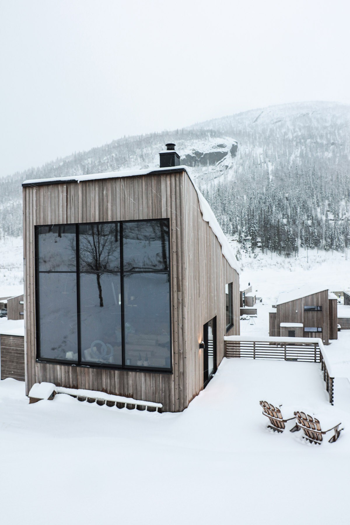 Moderne hytte Ski inn/out, i Tottelia