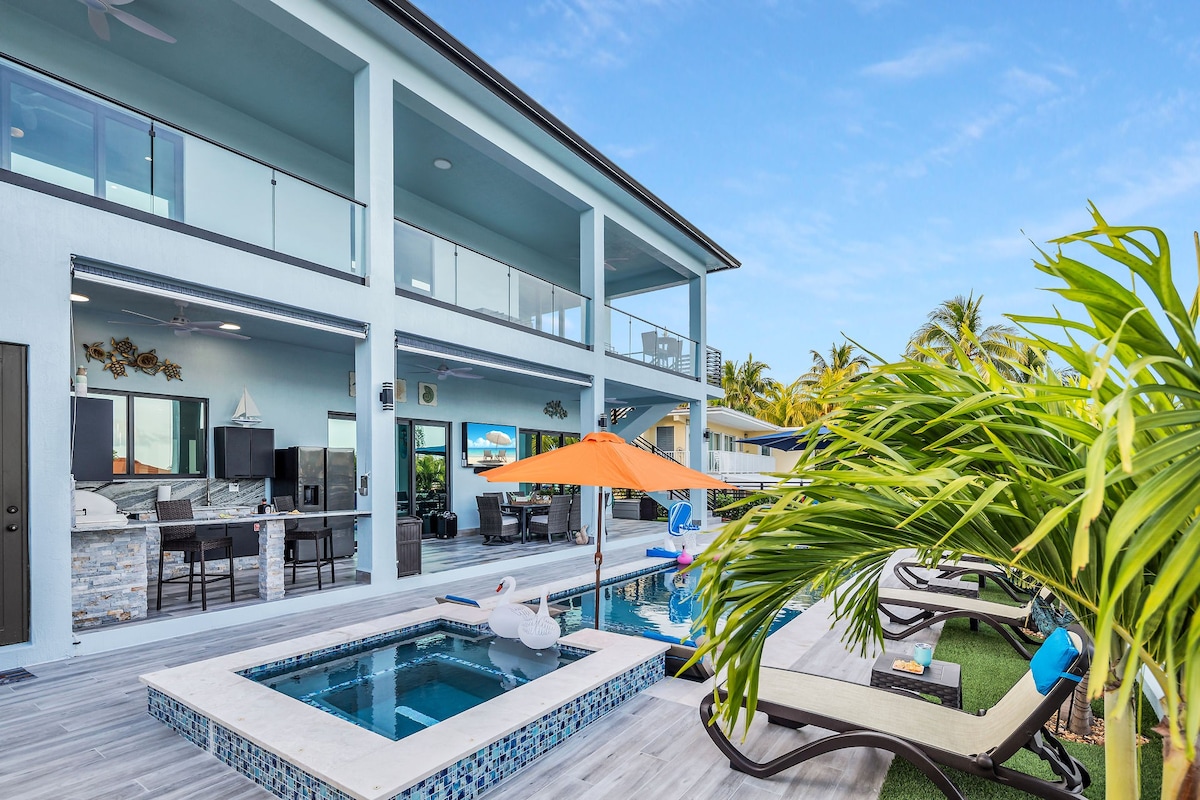 Blue Island  new 4 bed 6 bath, kids area, cabana,