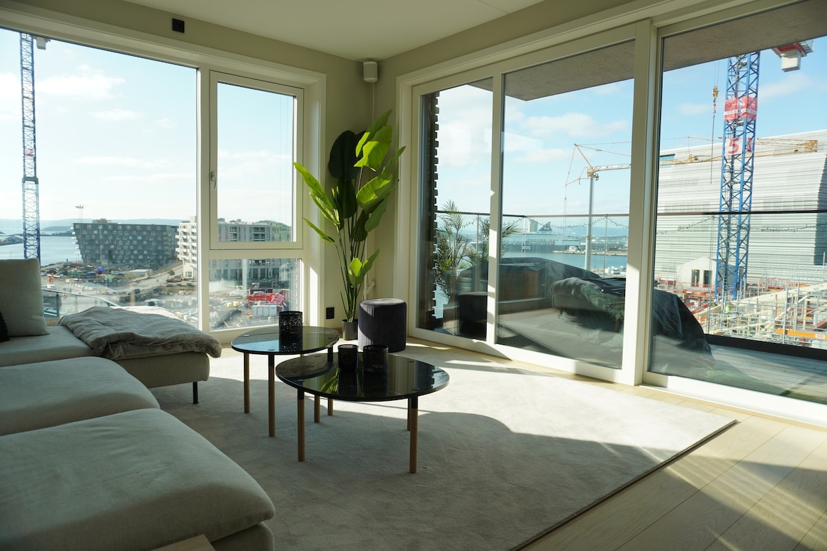 奥斯陆市中心壮观的2卧/2卫公寓