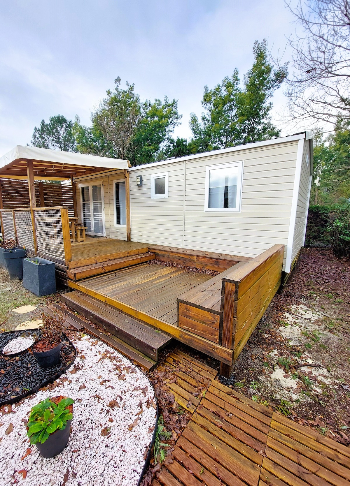 Mobile Home Rental Denise and Michel in the Landes