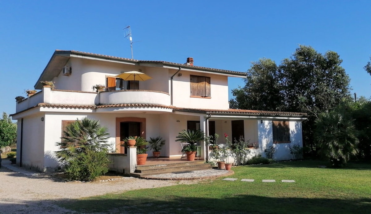 Villa Serena a 800 m dalla spiaggia, anche a piedi