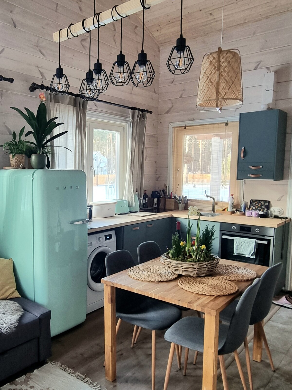 Timber house with sauna for 4 people