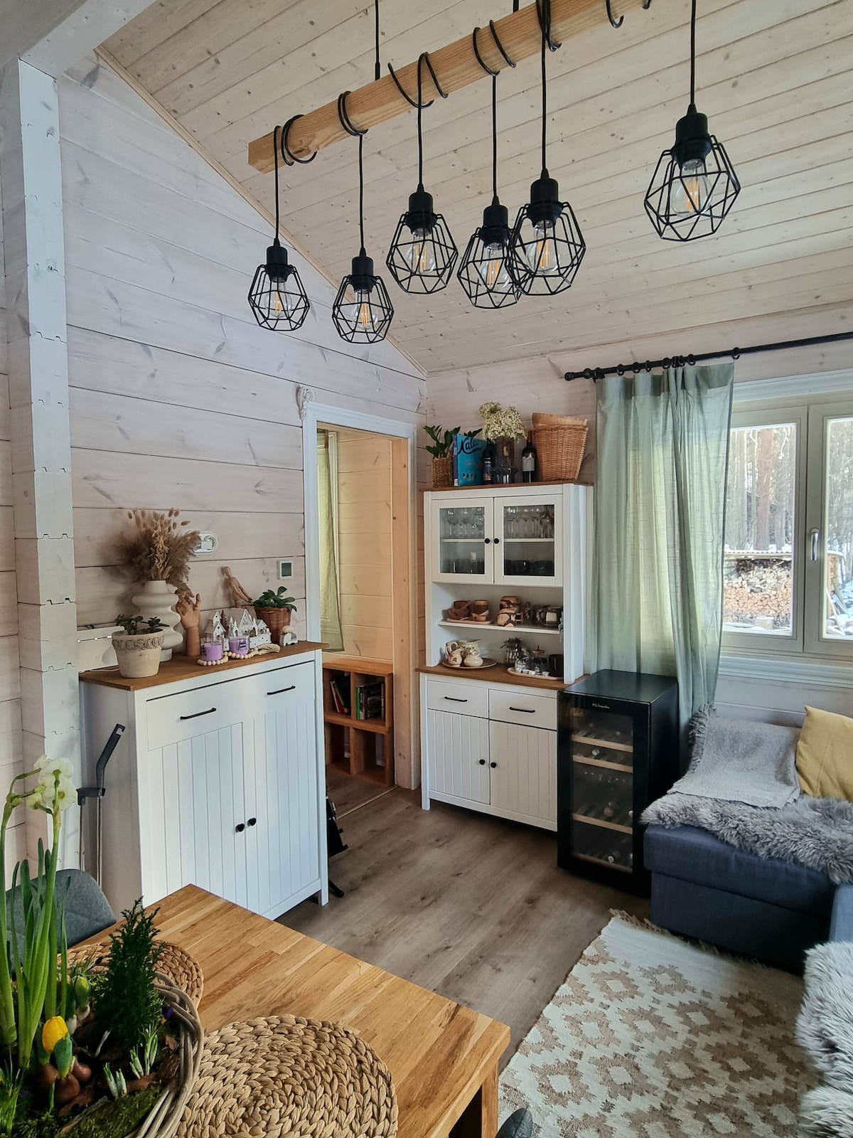 Timber house with sauna for 4 people