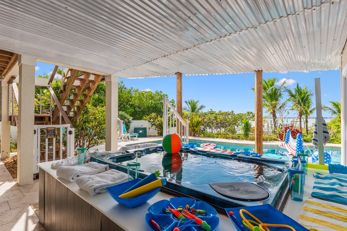 Gardens at Bathtub Beach: 11BR/7BA w/ Pool+Beach!