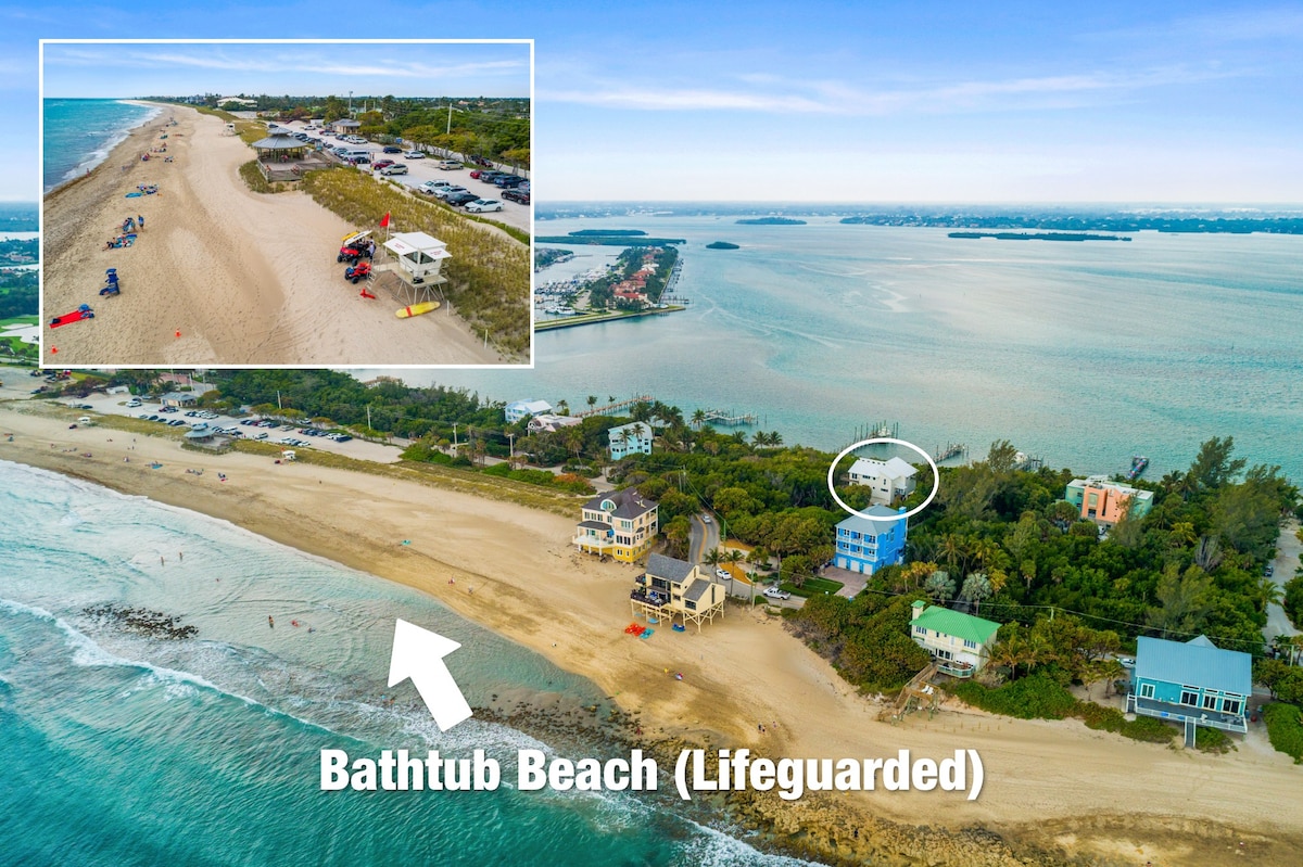 Gardens at Bathtub Beach: 11BR/7BA w/ Pool+Beach!