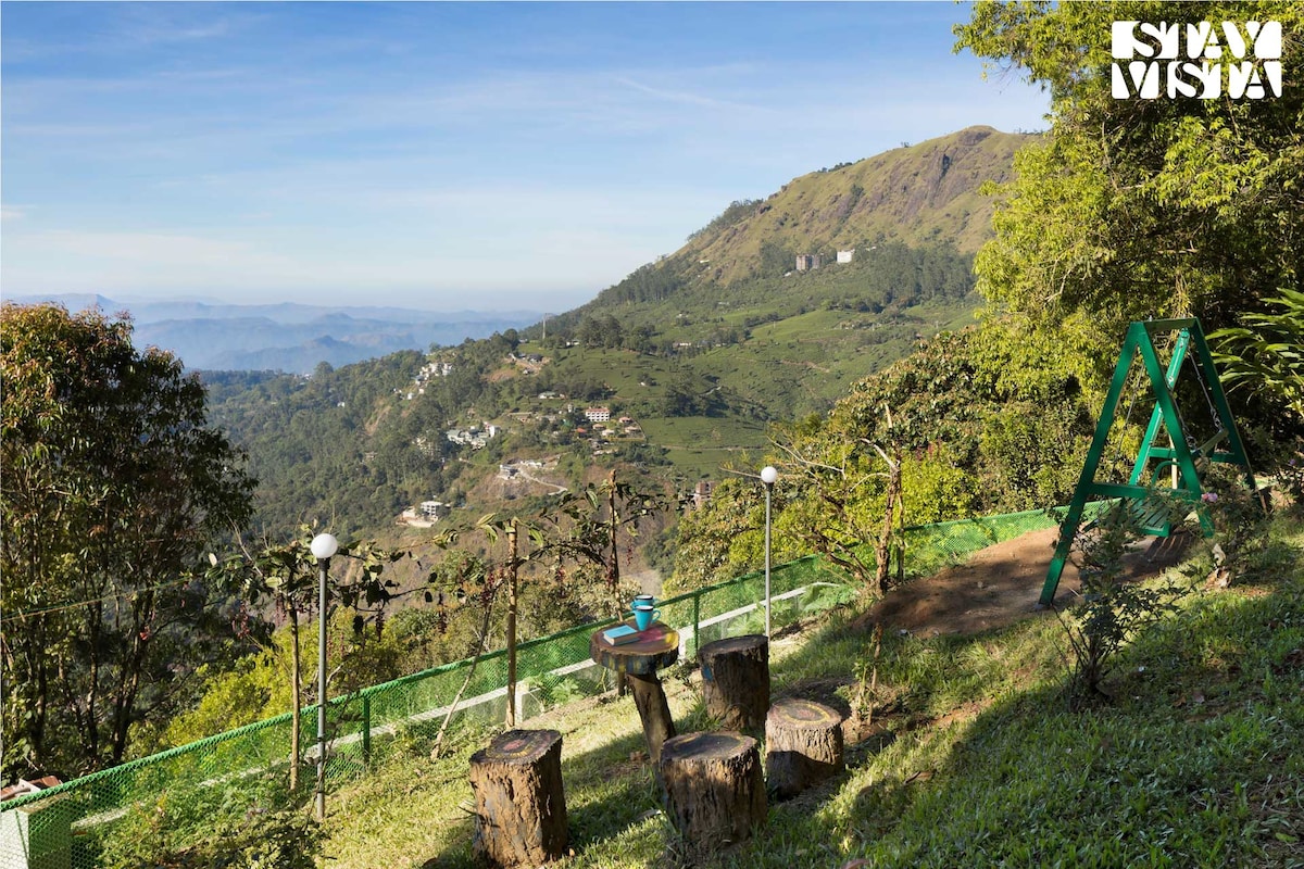 4BHK Vale Echoes w/ Breakfast & View @ Munnar